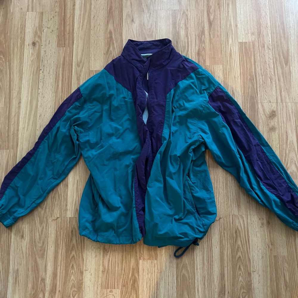 Northern Reflections Teal and Purple Jacket